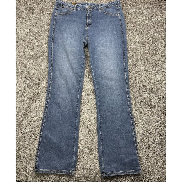 Aura by Wrangler Jeans 20L Bootcut‎ Bling Pocket Embroidered Western Denim - Picture 1 of 16